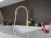 Single Handle Pull-Down Kitchen Faucet with Soap Dispenser (Recertified)
