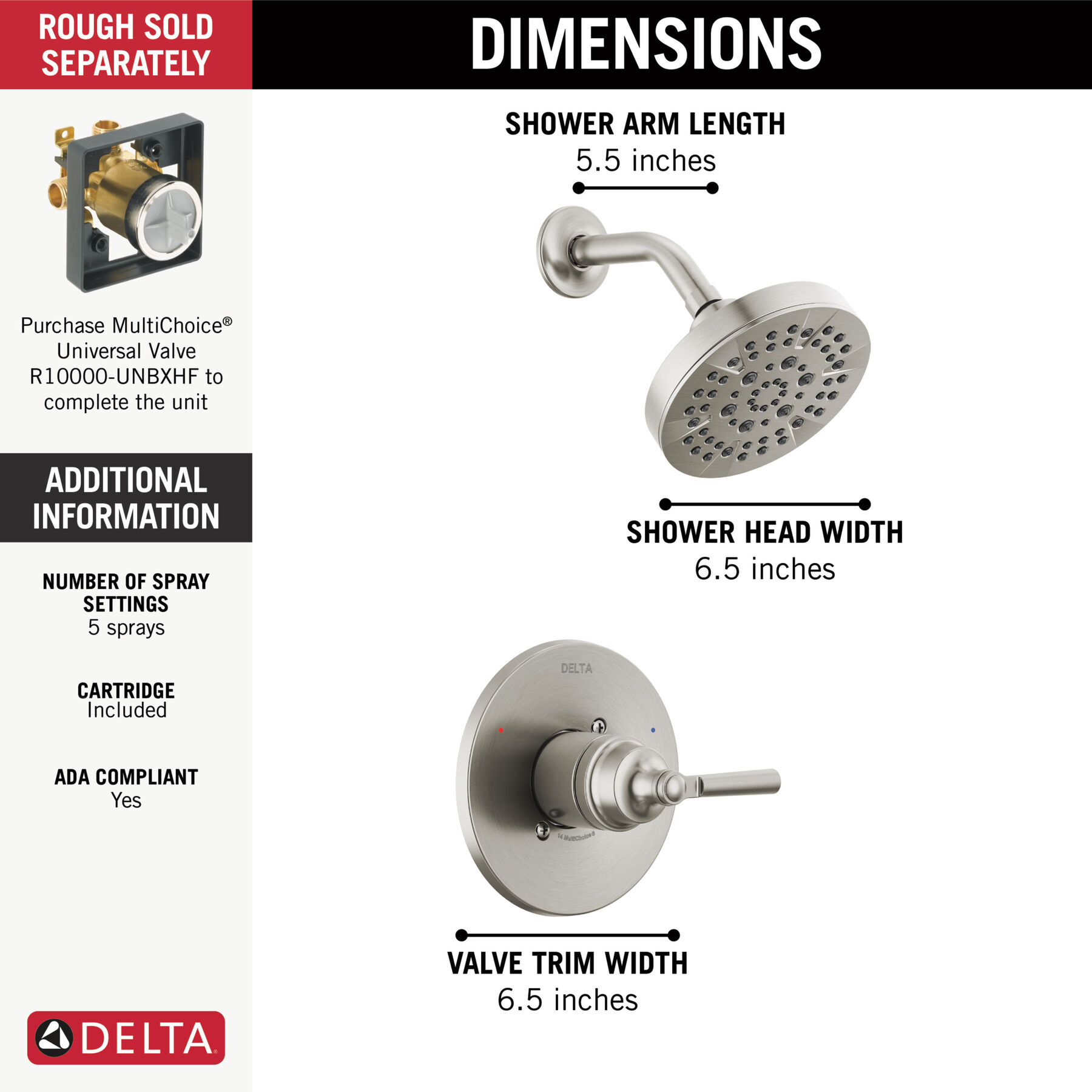 Monitor® 14 Series Shower Trim, image 2
