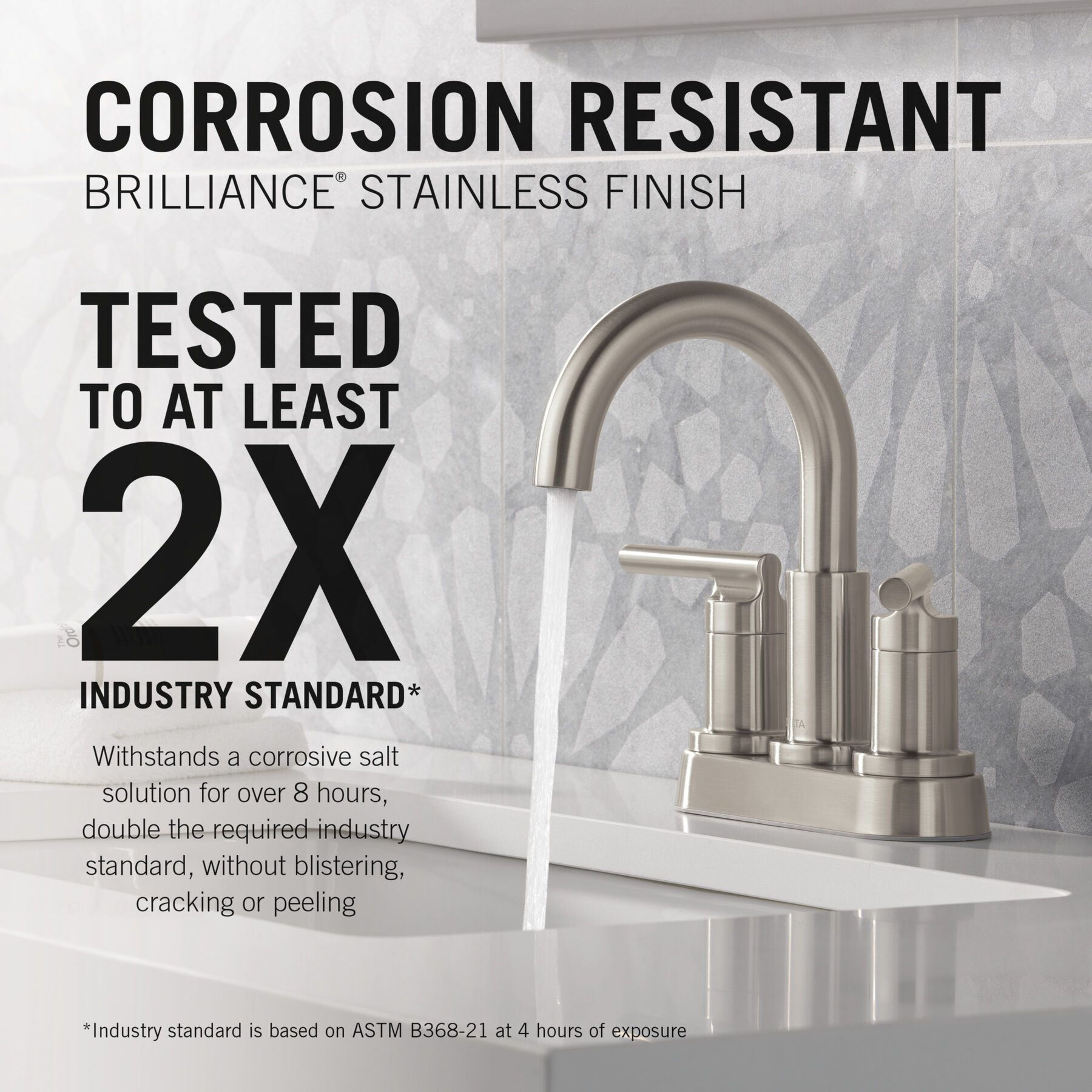 Two Handle Centerset Lavatory Faucet, image 4