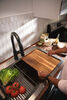 33” Workstation Kitchen Sink Drop-In Top Mount Stainless Steel Single Bowl with WorkFlow™ Ledge and Accessories