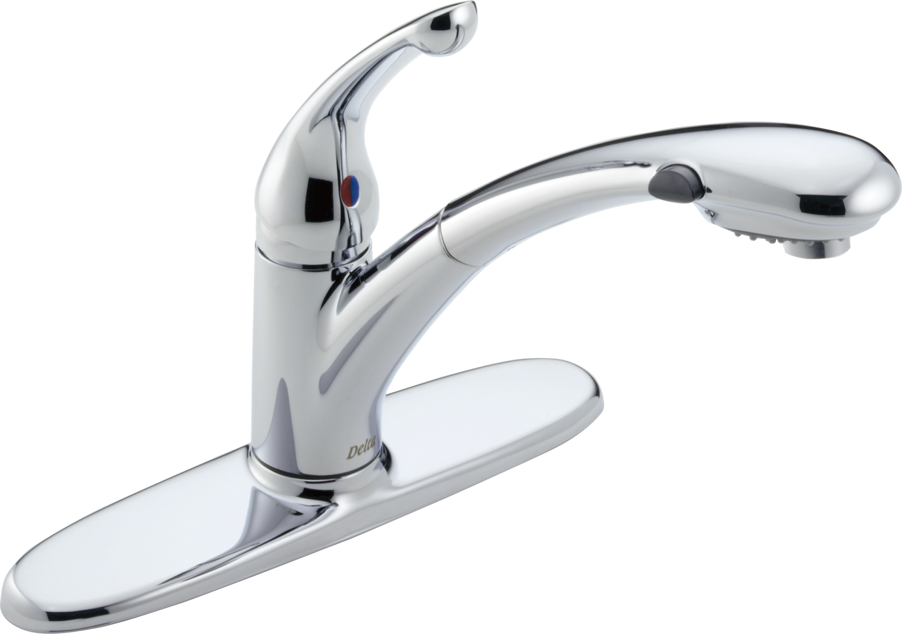 Single Handle Pull-Out Kitchen Faucet, image 1