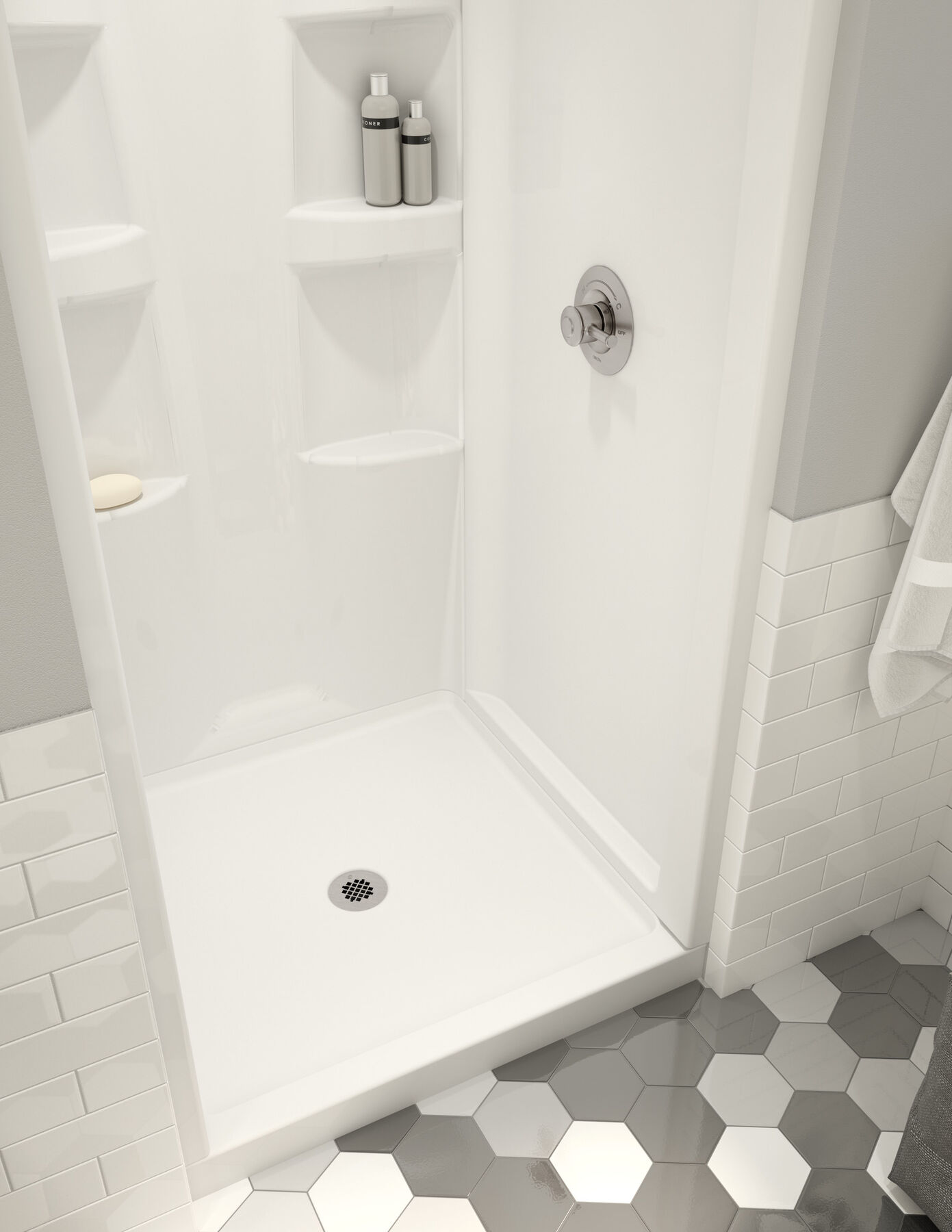 ProCrylic 36 in. Shower Surround, image 1