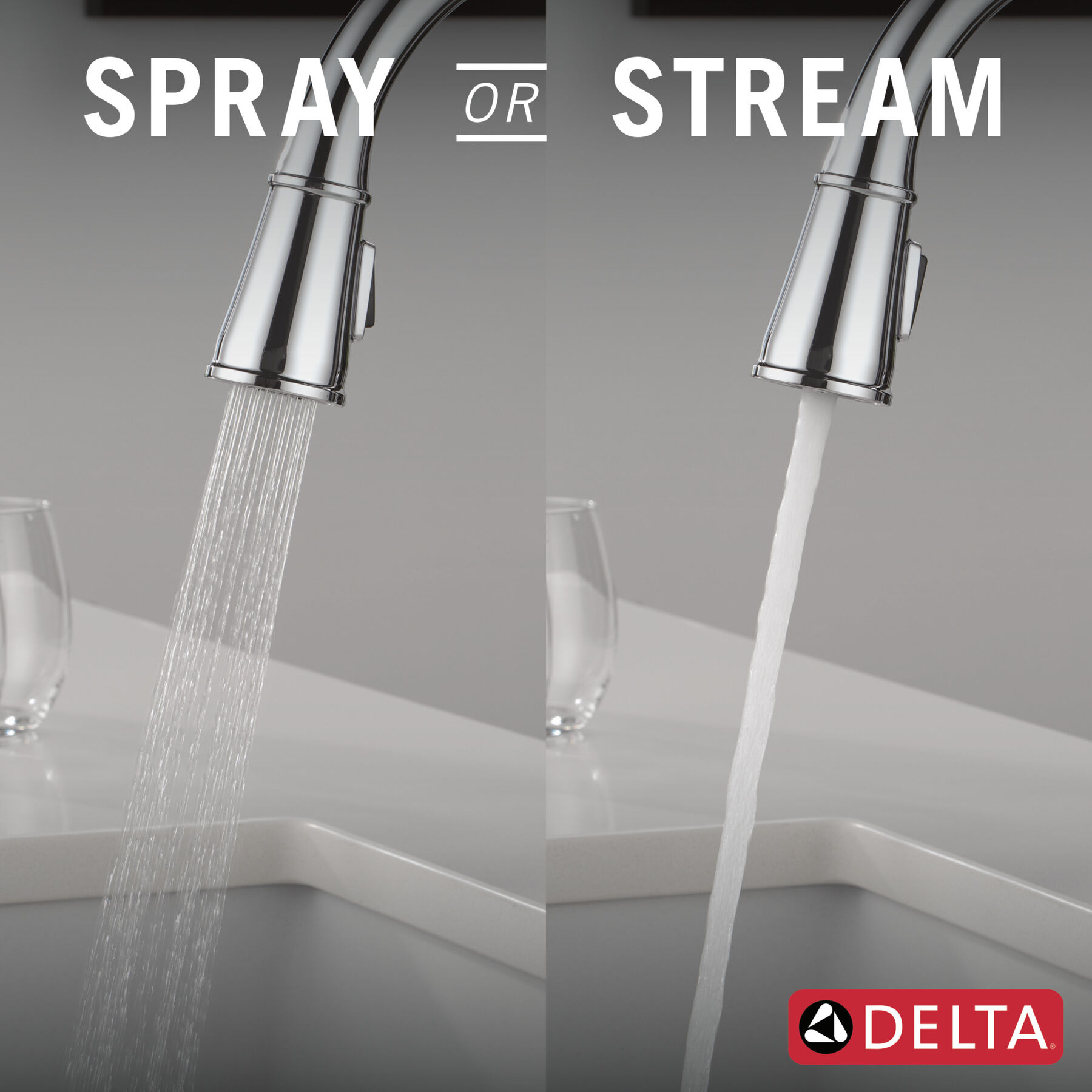 Single Handle Pull-Down Kitchen Faucet, image 4