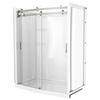 60 x 32" Curved Alcove Shower Base with Left Drain