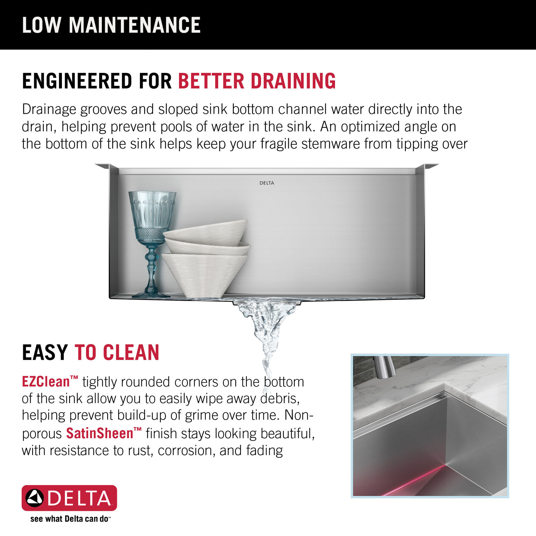 23” Workstation Undermount Single Bowl 16 Gauge Stainless Steel Kitchen Sink with WorkFlow™ Ledge and Accessories, image 8