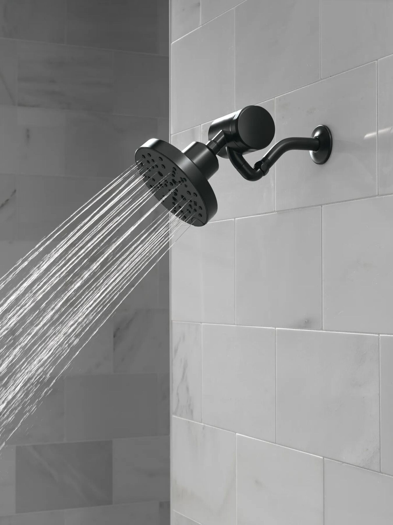 H<sub>2</sub>Okinetic&reg; 5-Setting Contemporary Raincan Shower Head