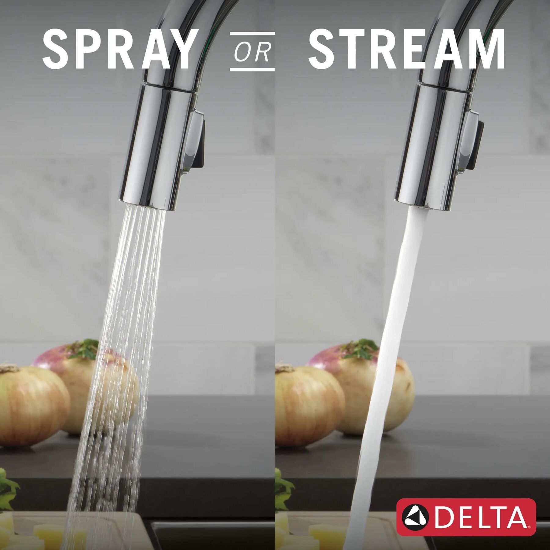 Touch<sub>2</sub>O&reg; Technology Kitchen Faucet with Touchless Technology