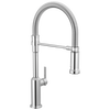 Single Handle Pull-Down Kitchen Faucet With Spring Spout