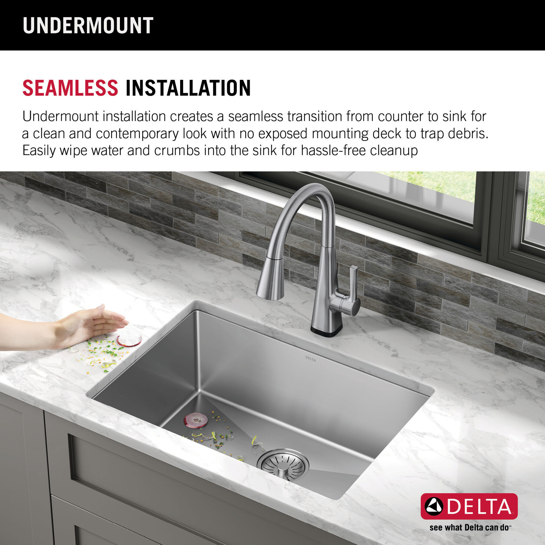 26” Undermount Stainless Steel Single Bowl Kitchen Sink with Accessories, image 9