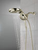 HydroRain® H<sub>2</sub>Okinetic® 5-Setting Two-in-One Shower Head (Recertified)