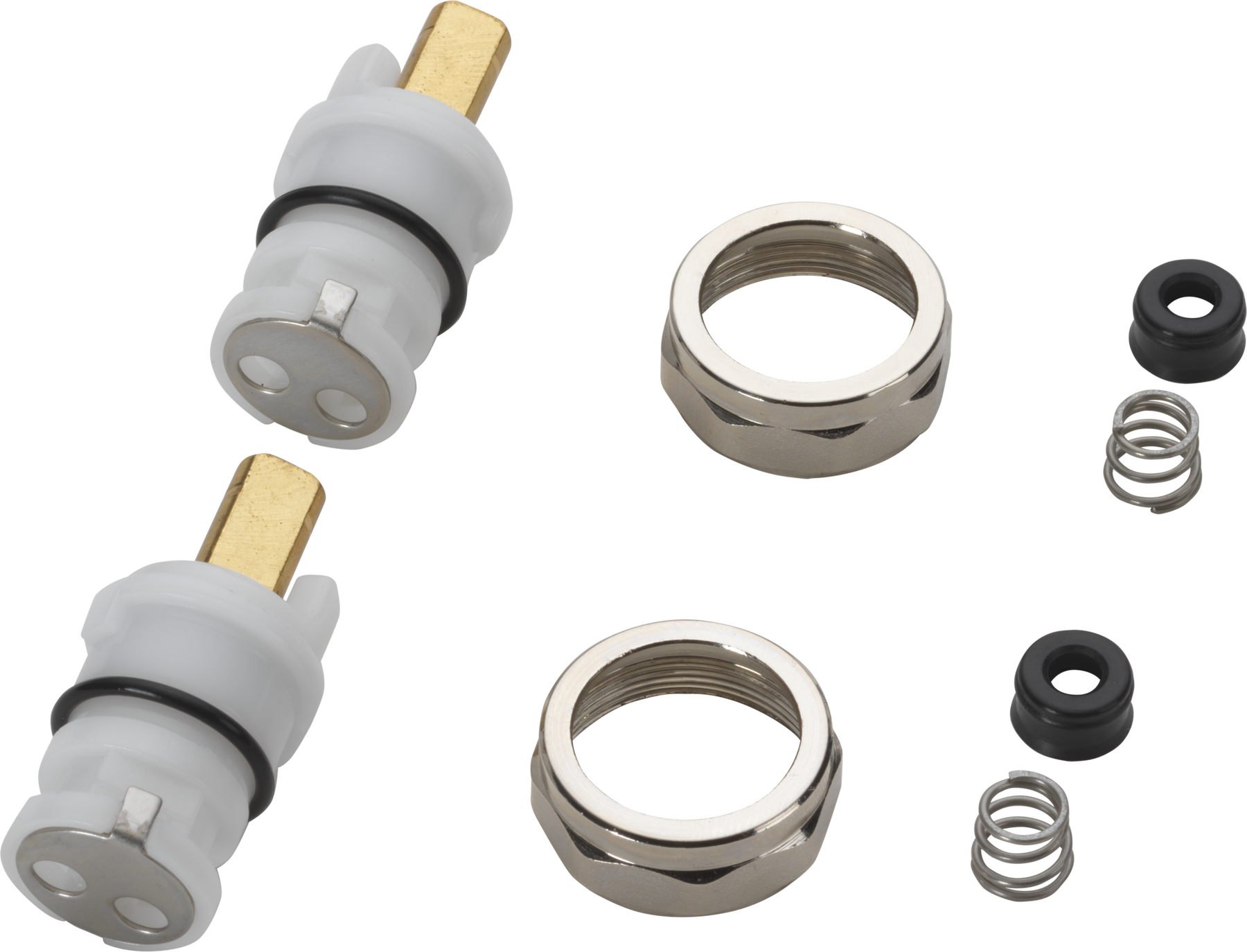 Stem Unit Assembly, Seat & Spring, Bonnet Nut & Washer, image 2