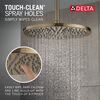 Single-Setting Metal Raincan Shower Head (Recertified)