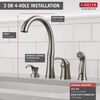 Single Handle Kitchen Faucet with Spray & Soap Dispenser (Recertified)