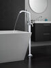Single Handle Floor Mount Tub Filler Trim
