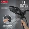HydroRain® 4-Setting Two-in-One Shower Head (Recertified)