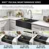 30” Retrofit Farmhouse Apron Front 16 Gauge Workstation Kitchen Sink Single Bowl in with WorkFlow™ Ledge and Accessories for Top Mount Drop-In Installation