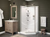 38" Frameless Neo Angle Shower Enclosure