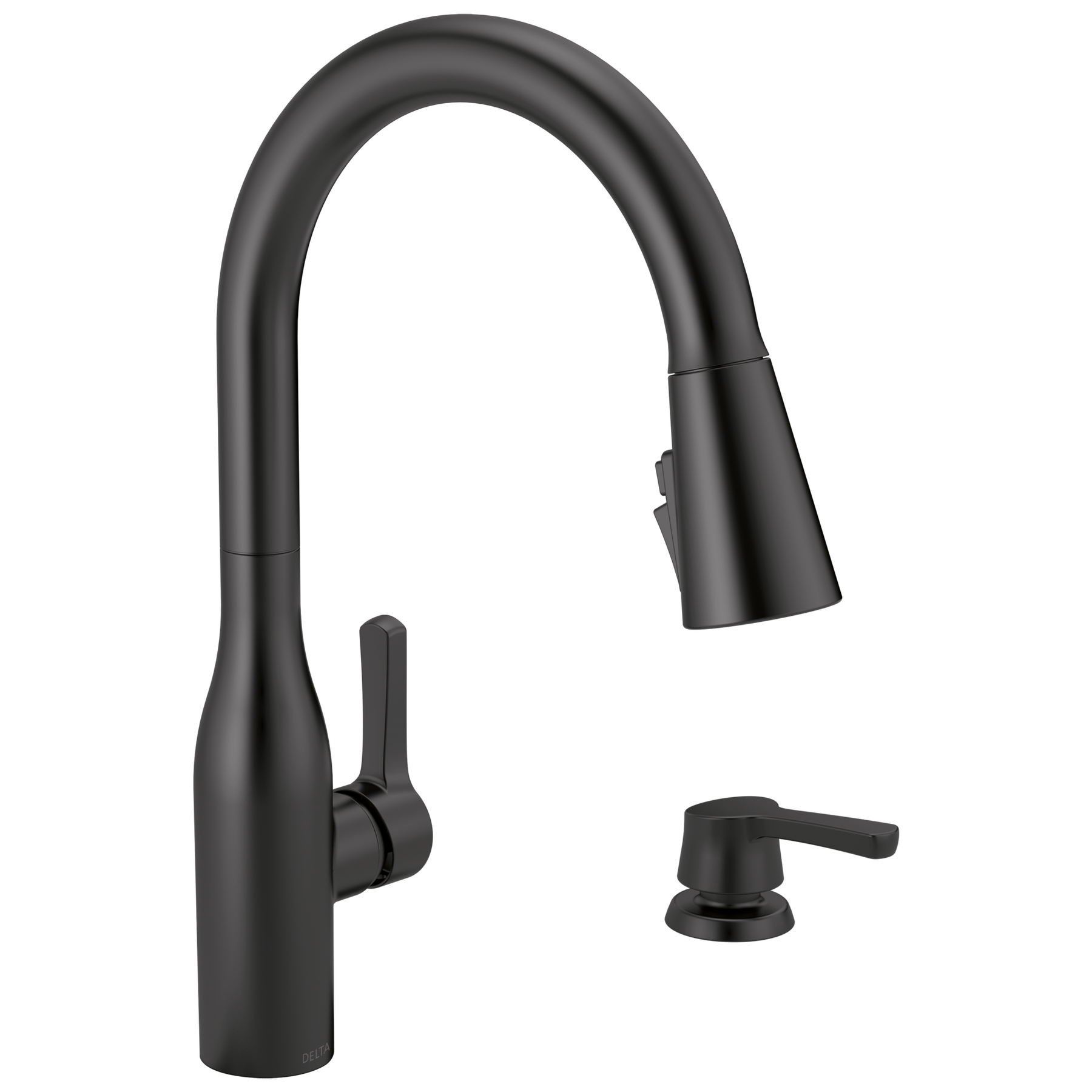Single Handle Pull-Down Kitchen Faucet with Soap Dispenser and ShieldSpray® Technology (Recertified)