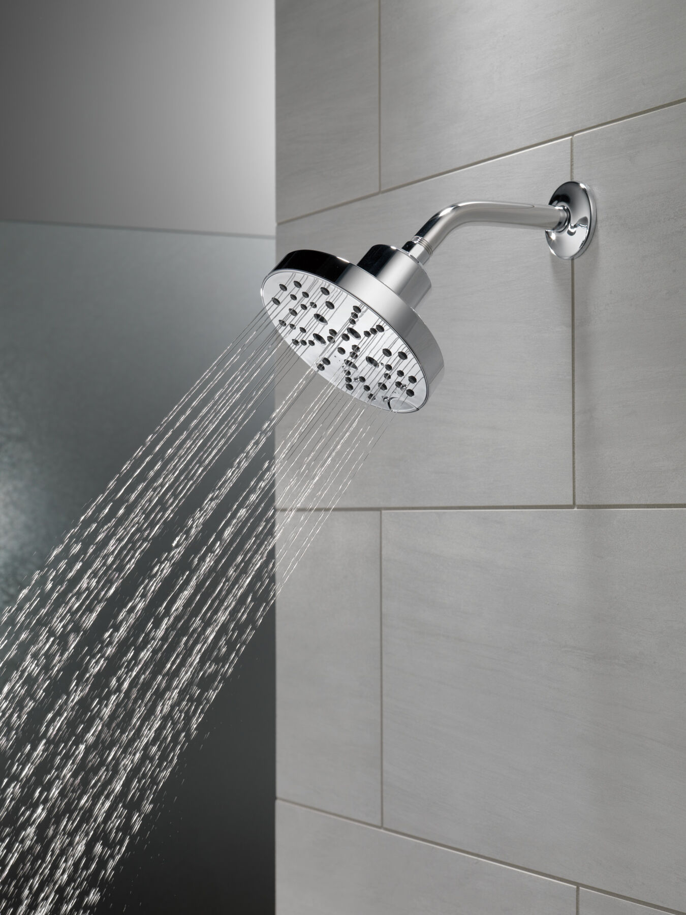 H<sub>2</sub>Okinetic® 5-Setting Contemporary Raincan Shower Head, image 6