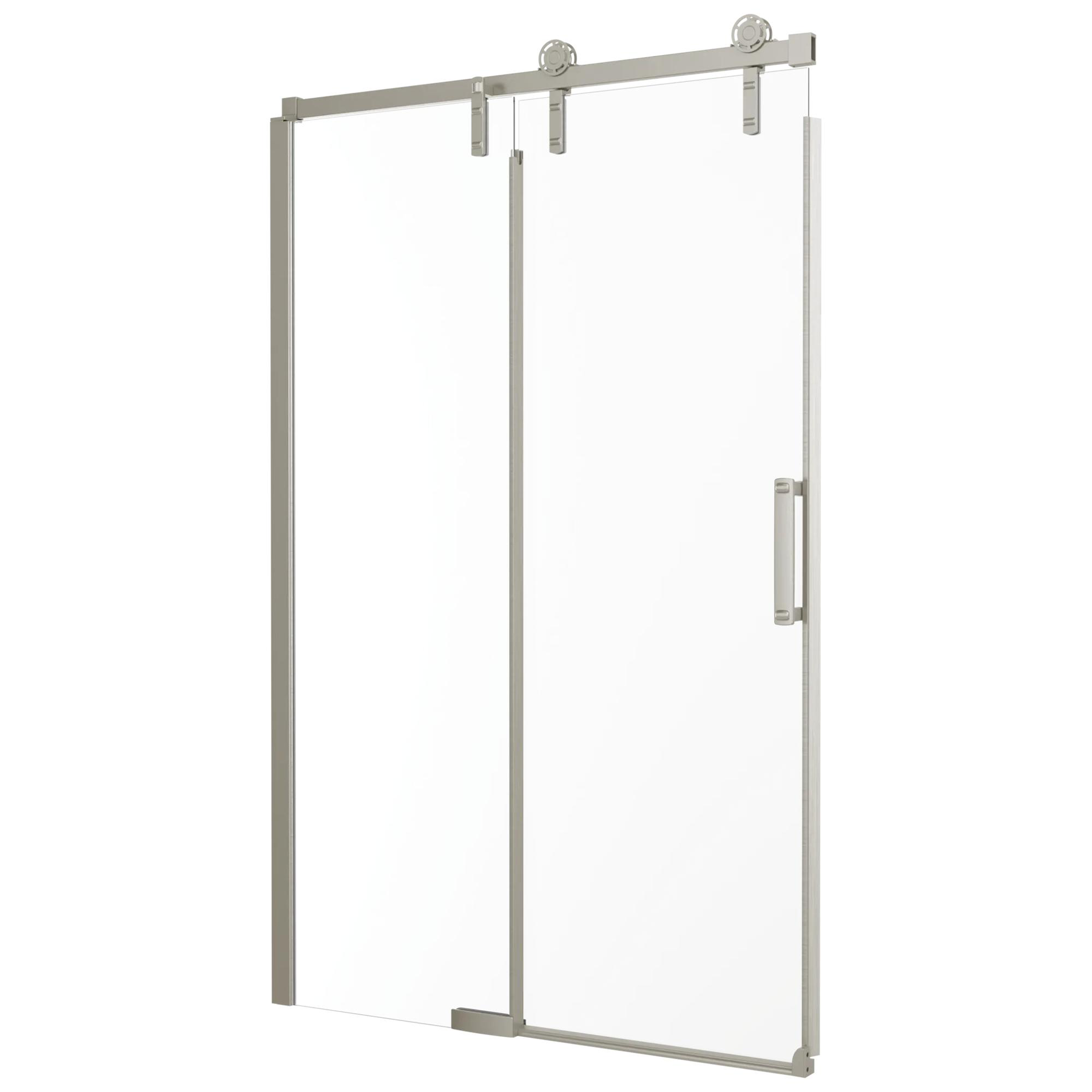 48&rdquo;x34&rdquo; Stainless Corner Shower Door