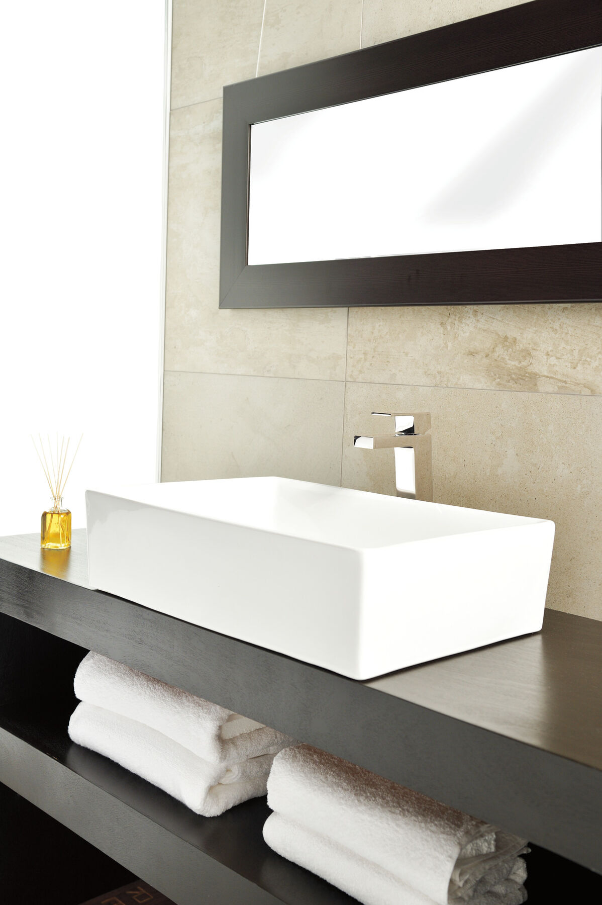 Single Handle Vessel Bathroom Faucet, image 6