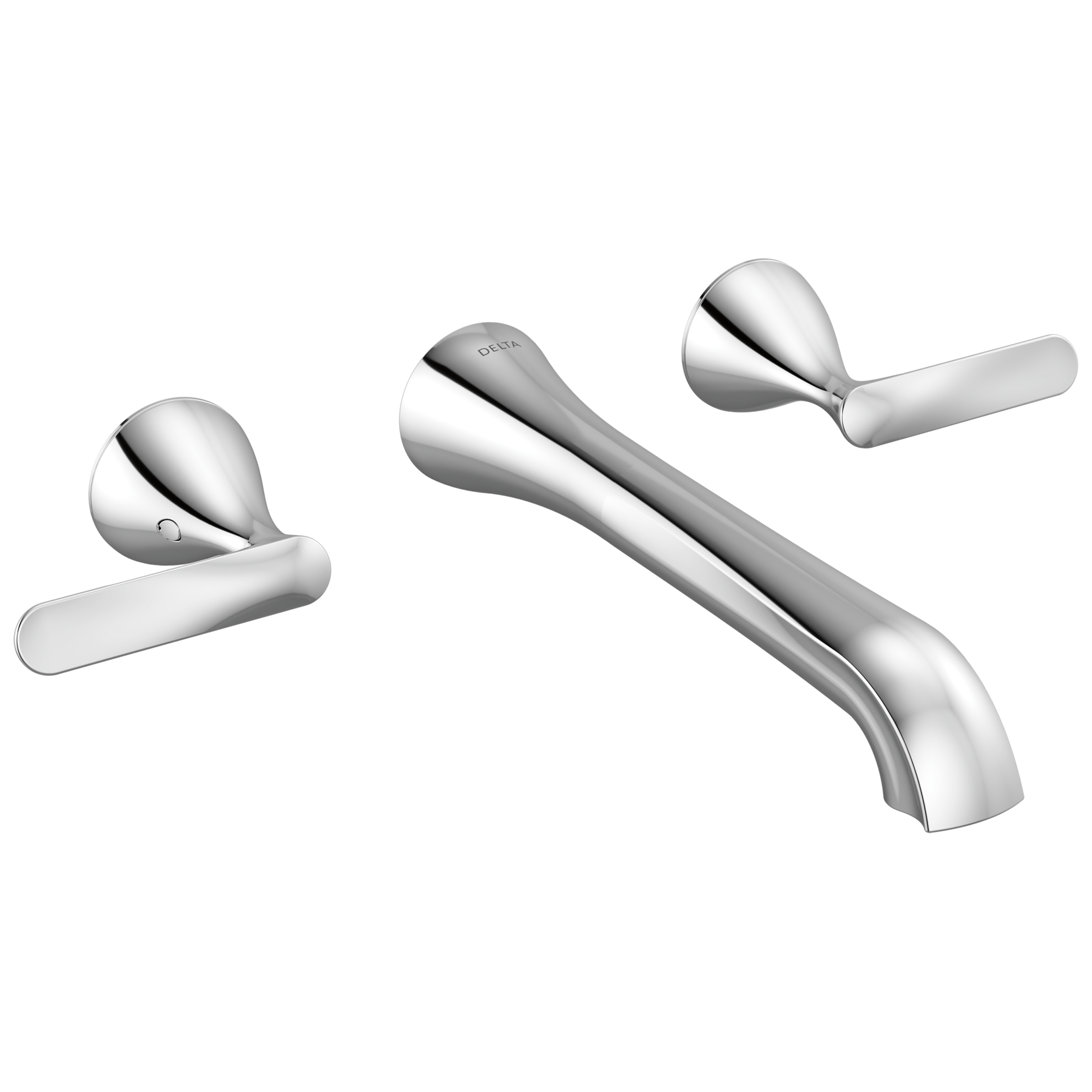 Two Handle Wall Mount Bathroom Faucet