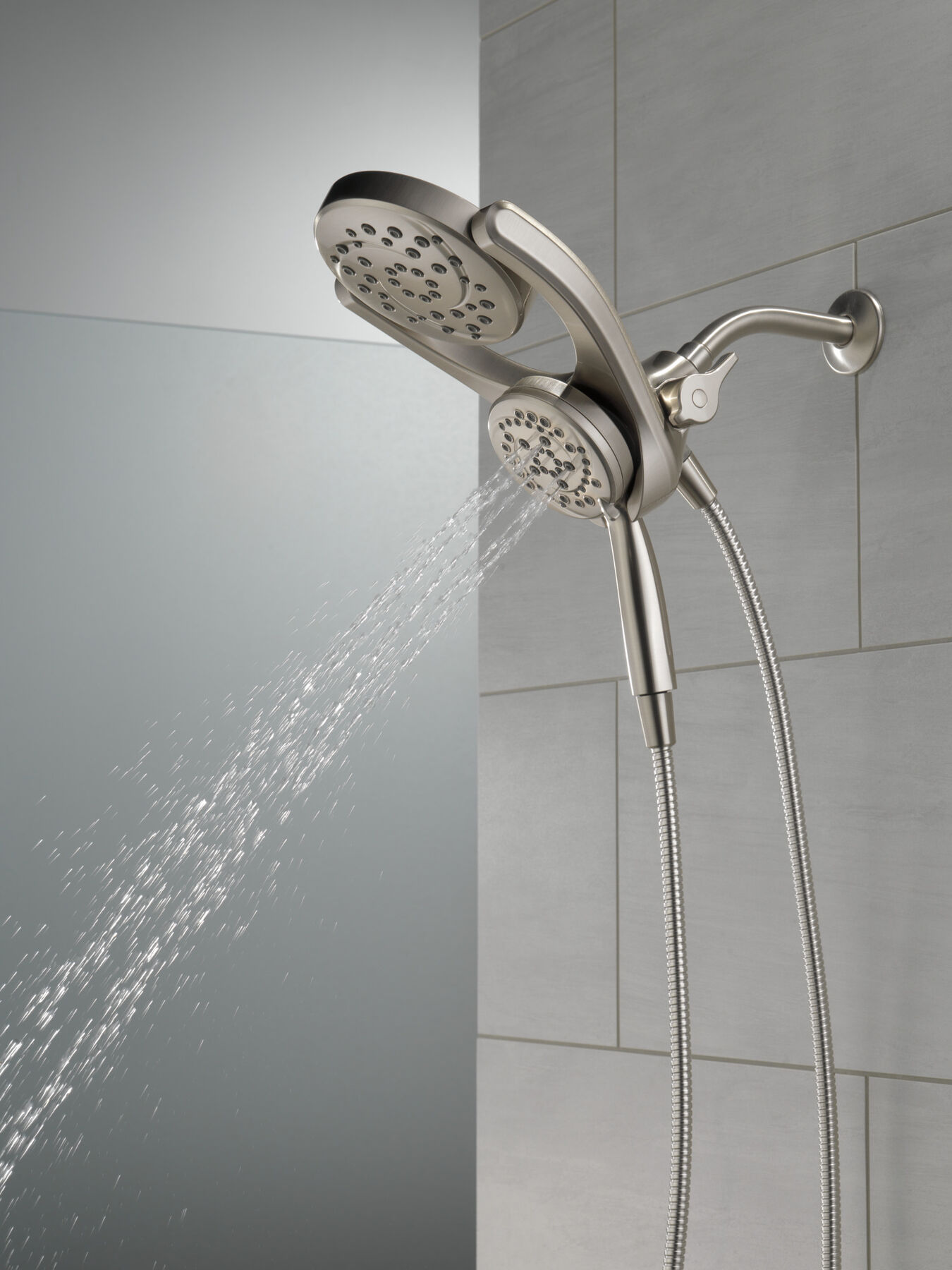 HydroRain® 4-Setting Two-in-One Shower Head (Recertified), image 11
