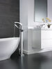 Two Handle Widespread Bathroom Faucet - Metal Pop-Up