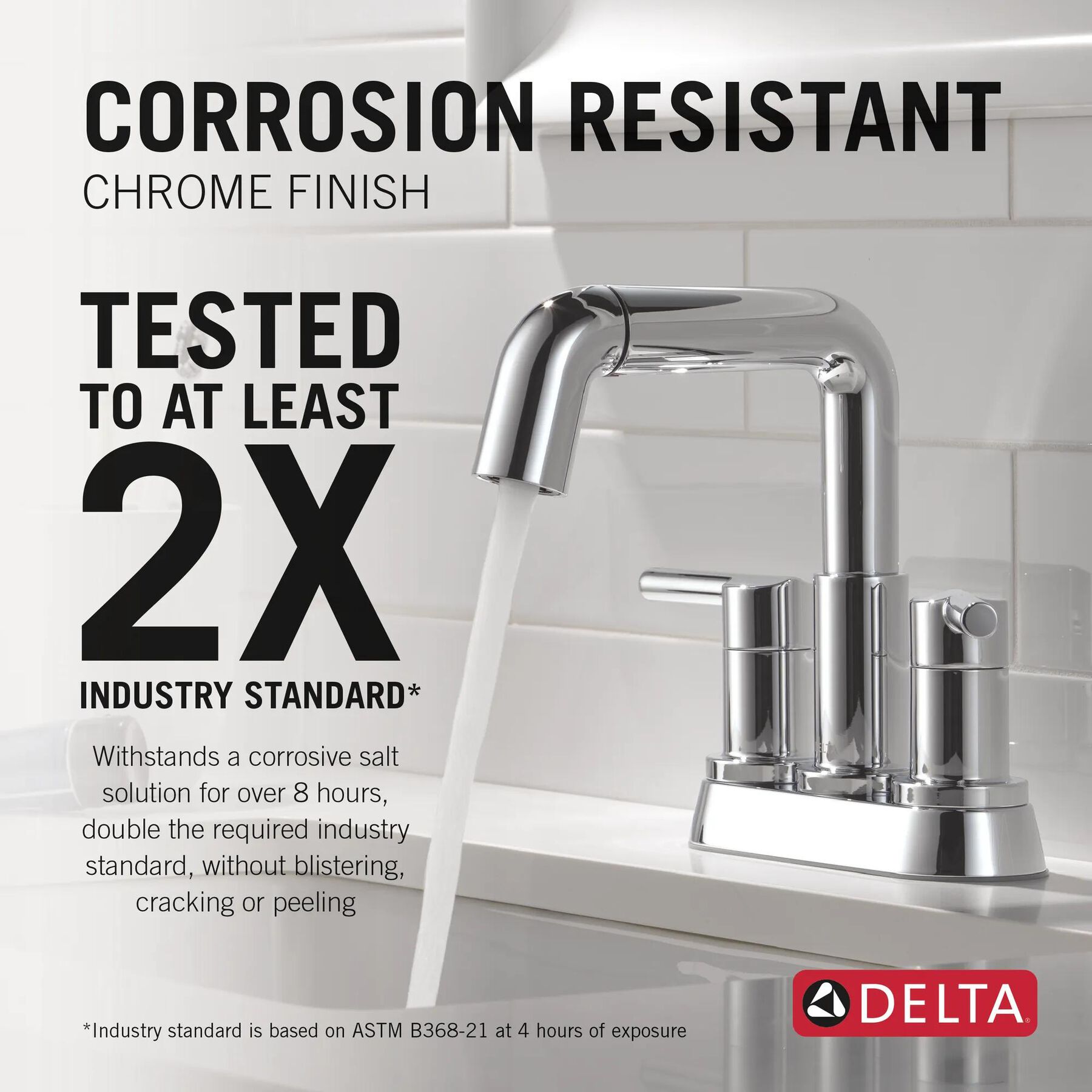 Two Handle Centerset Pull-Down Bathroom Faucet