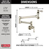 Wall-Mount Pot Filler 2L (Recertified)