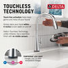 Touch<sub>2</sub>O® Technology Kitchen Faucet with Touchless Technology