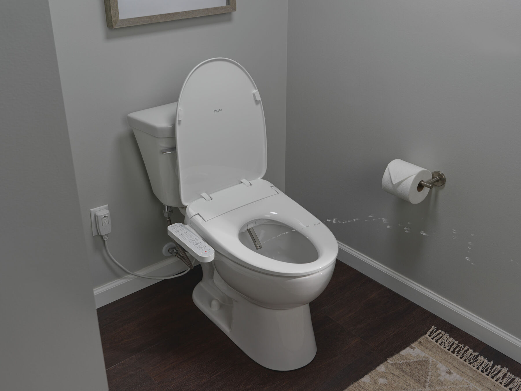 Standard Elongated Electric Bidet Toilet Seat, image 25