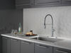 Single-Handle Pull-Down Spring Kitchen Faucet