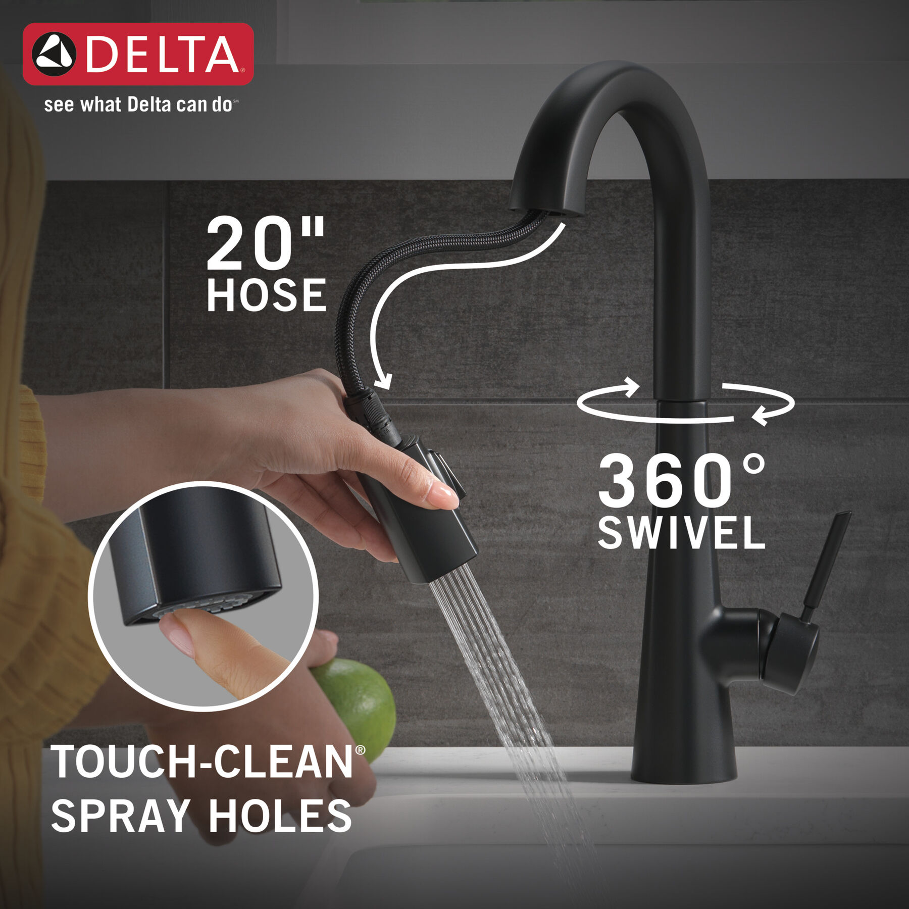 Single Handle Pull-Down Bar/Prep Faucet, image 4