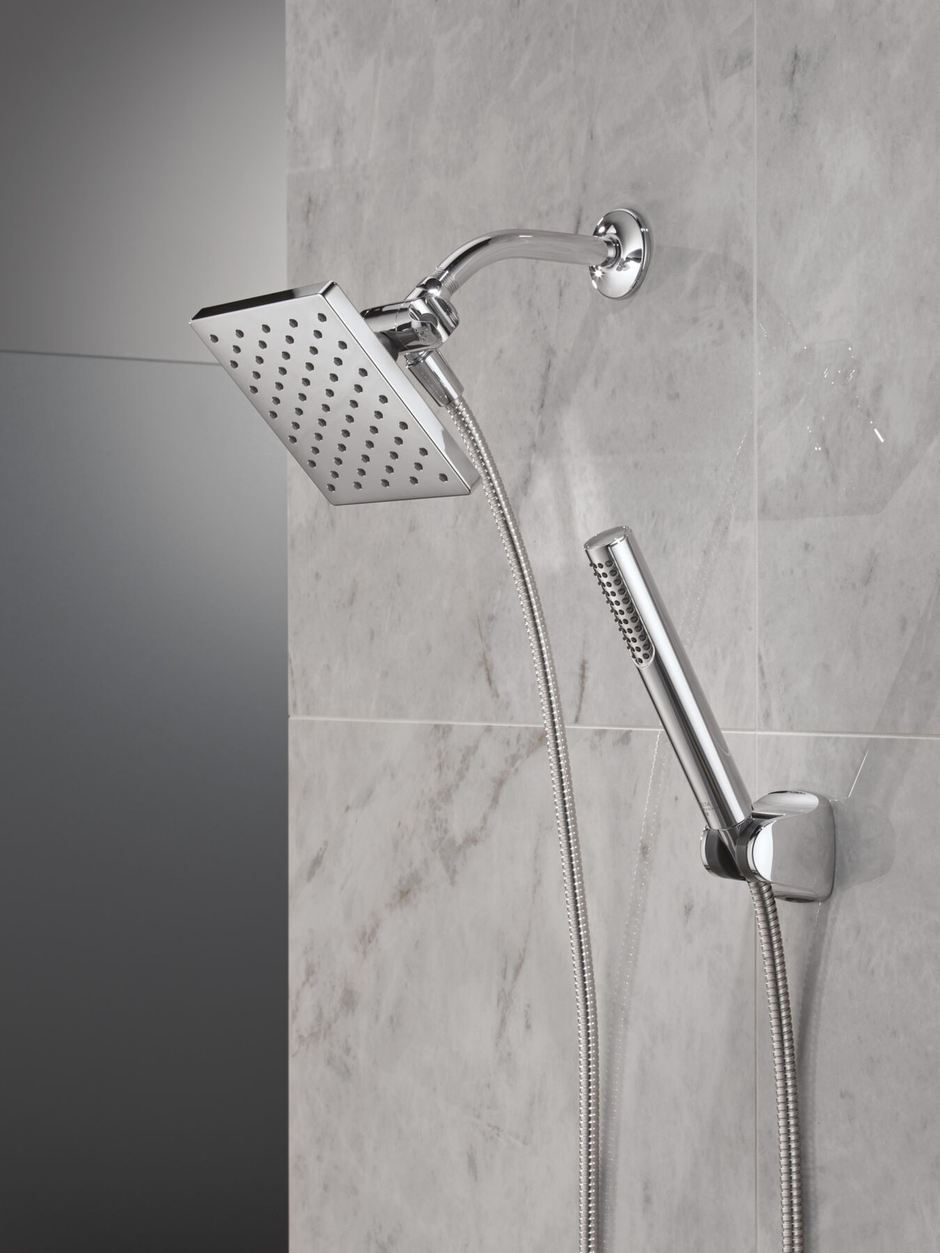Single Setting Two-in-One Combination Shower