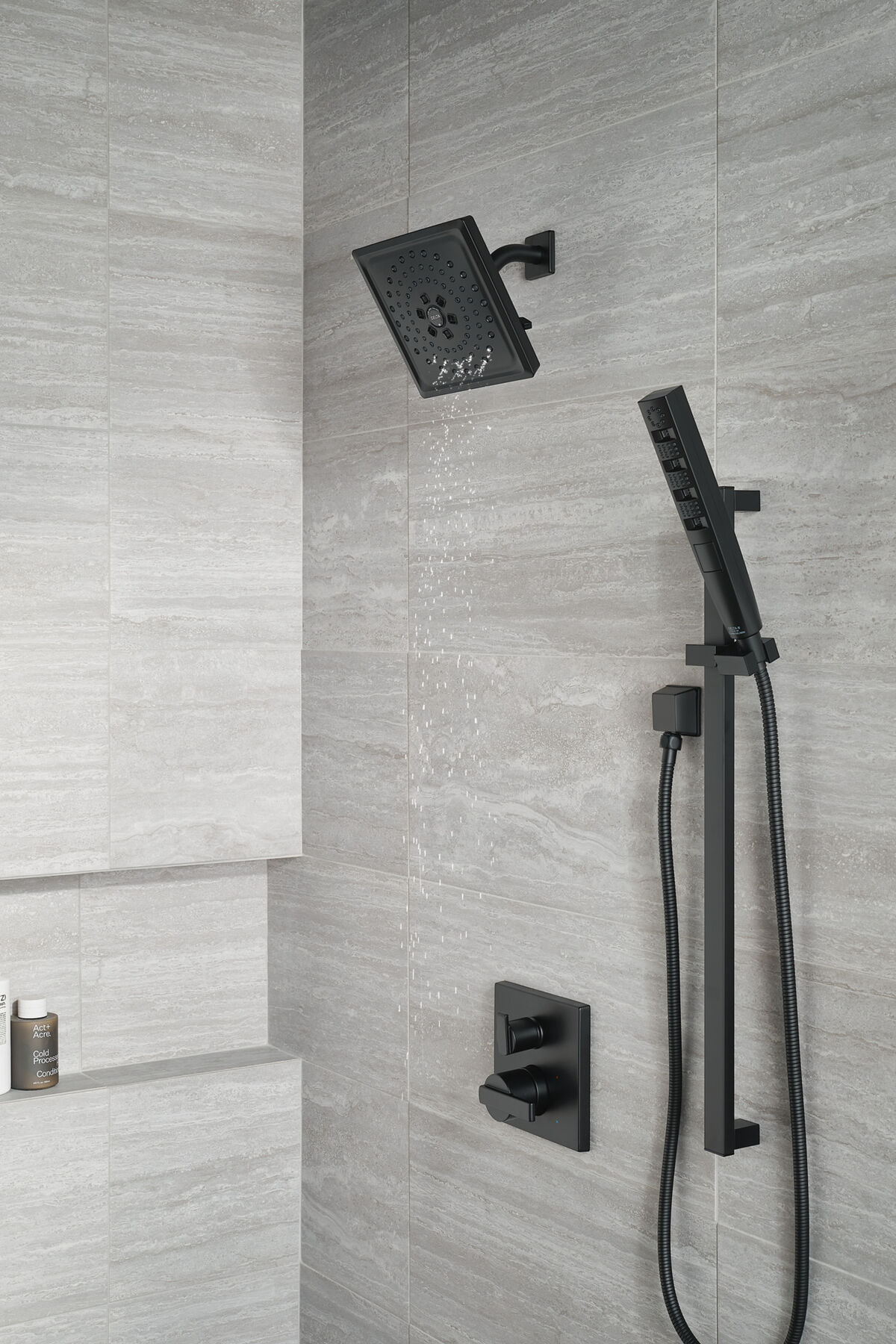Angular Modern Monitor® 14 Series Valve Trim with 3-Setting Integrated Diverter, image 7