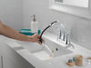 Two Handle Centerset Pull-Down Bathroom Faucet