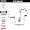 Two Handle Widespread Bathroom Faucet