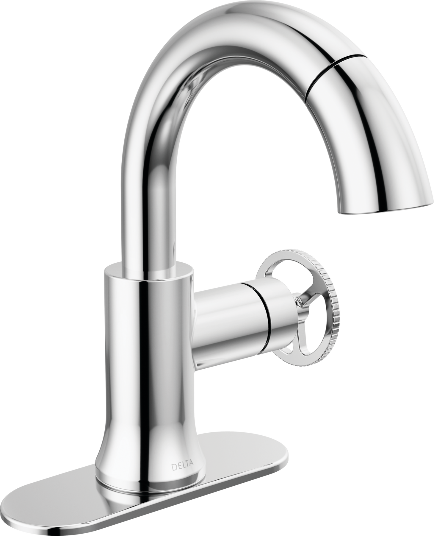 Single Handle Pull-Down Bathroom Faucet, image 1