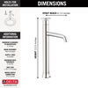 Single Handle Vessel Bathroom Faucet