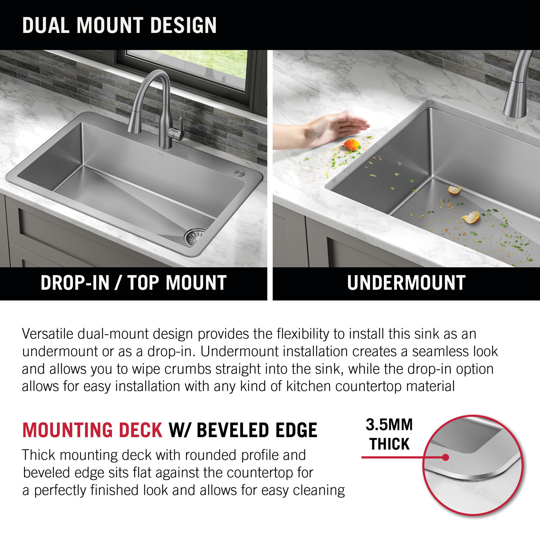 30” Drop-In Undermount Stainless Steel Single Bowl Kitchen Sink with Accessories, image 9
