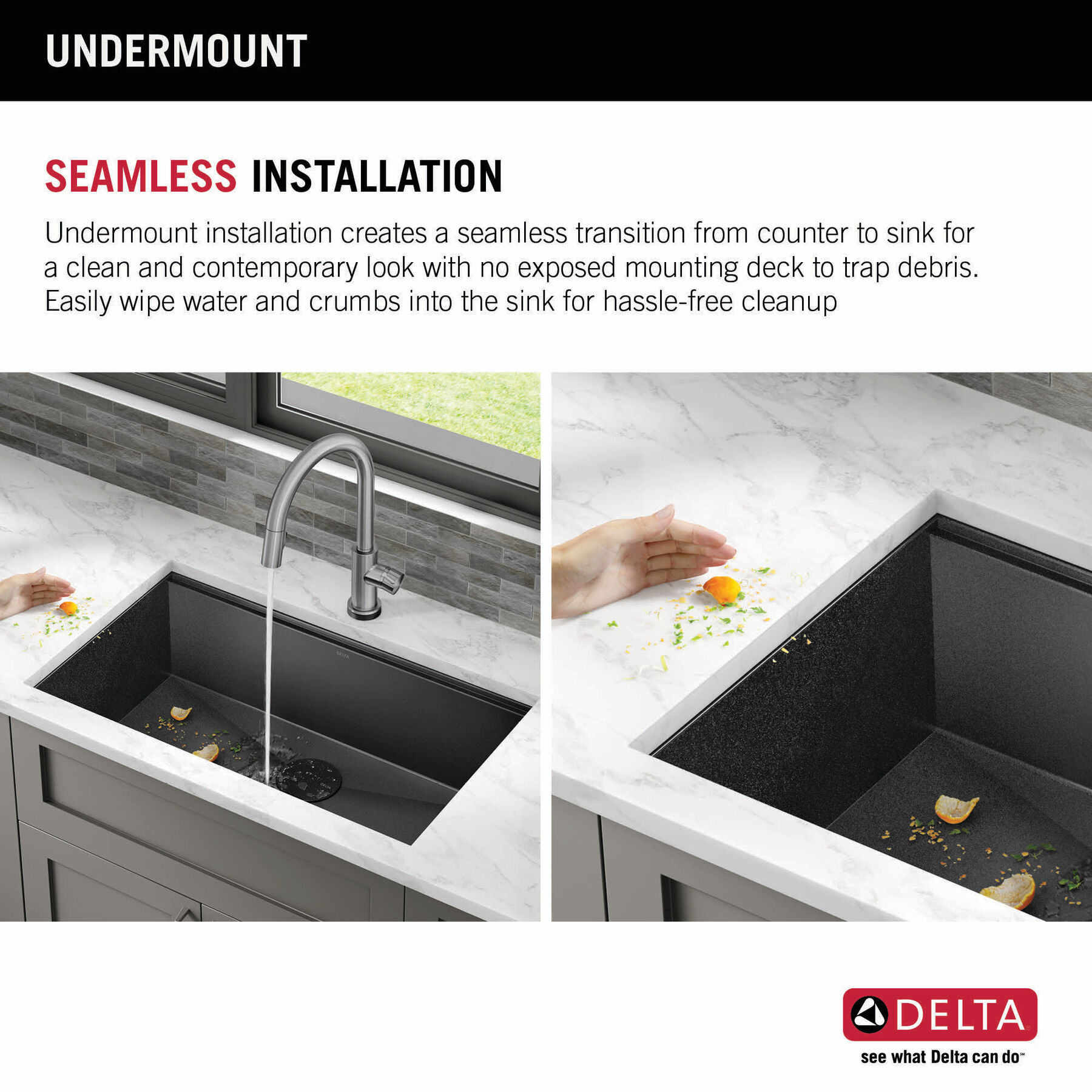 27” Undermount 16 Gauge Workstation Kitchen Sink Single Bowl with WorkFlow™ Ledge and Accessories, image 11