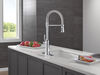 Single-Handle Pull-Down Spring Kitchen Faucet