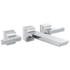 Two Handle Wall Mount Bathroom Faucet Trim