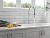 Single-Handle Pull-Down Spring Kitchen Faucet