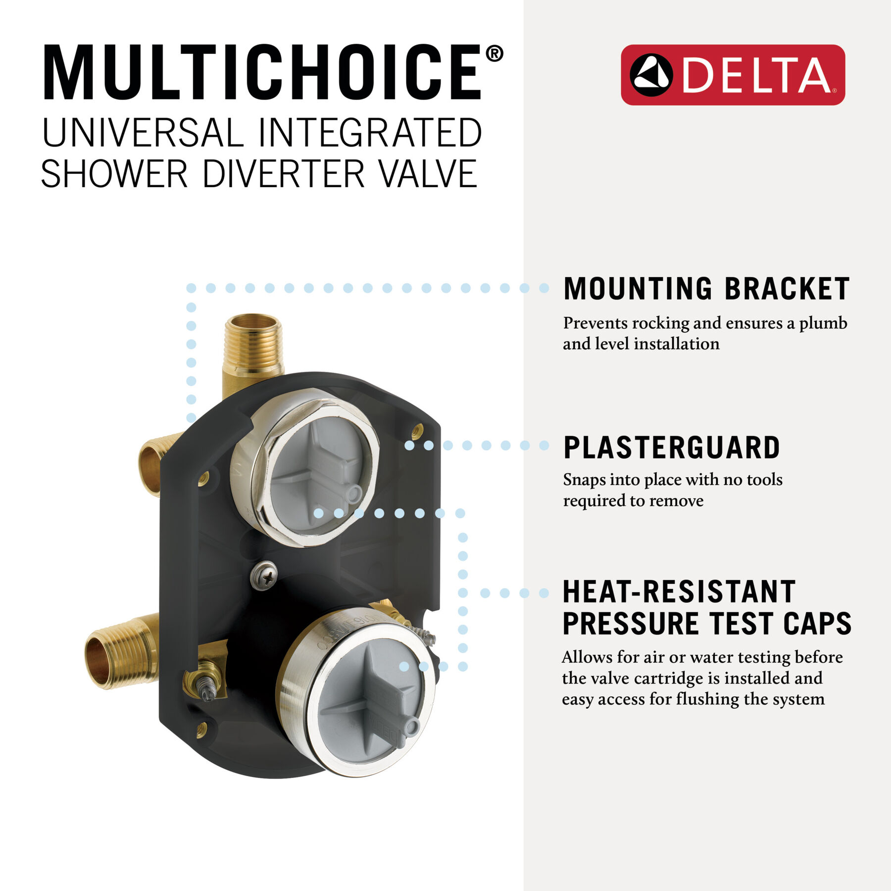 Rough-In MultiChoice Integrated Diverter (Recertified), image 2