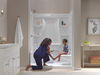 Procrylic Seated Shower Kit 60"x32" Left Drain