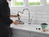 Touch2O with Touchless and VoiceIQ&reg; Technology Single Handle Pull-Down Kitchen Faucet with Soap Dispenser