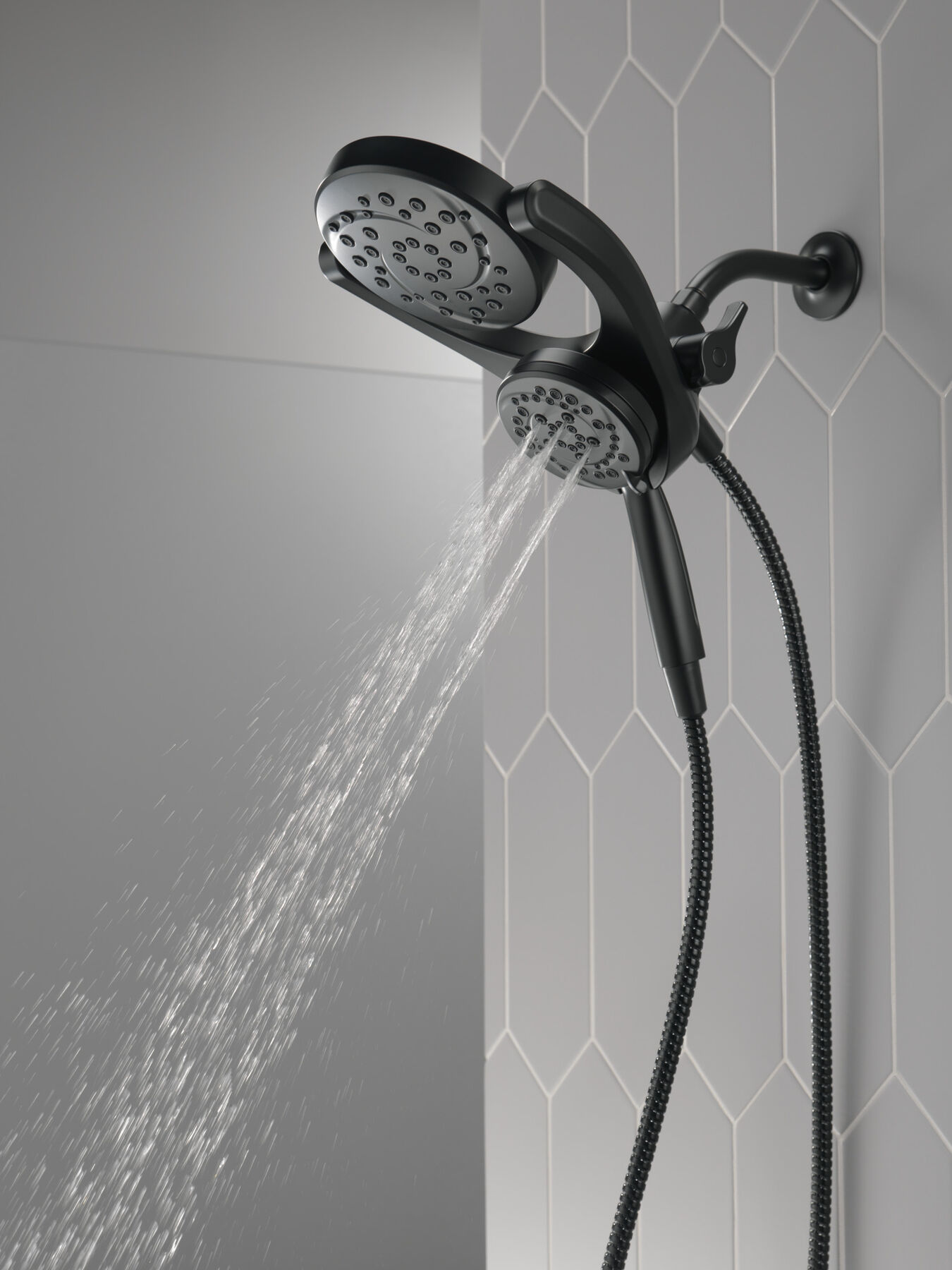 HydroRain® 4-Setting Two-in-One Shower Head (Recertified), image 11
