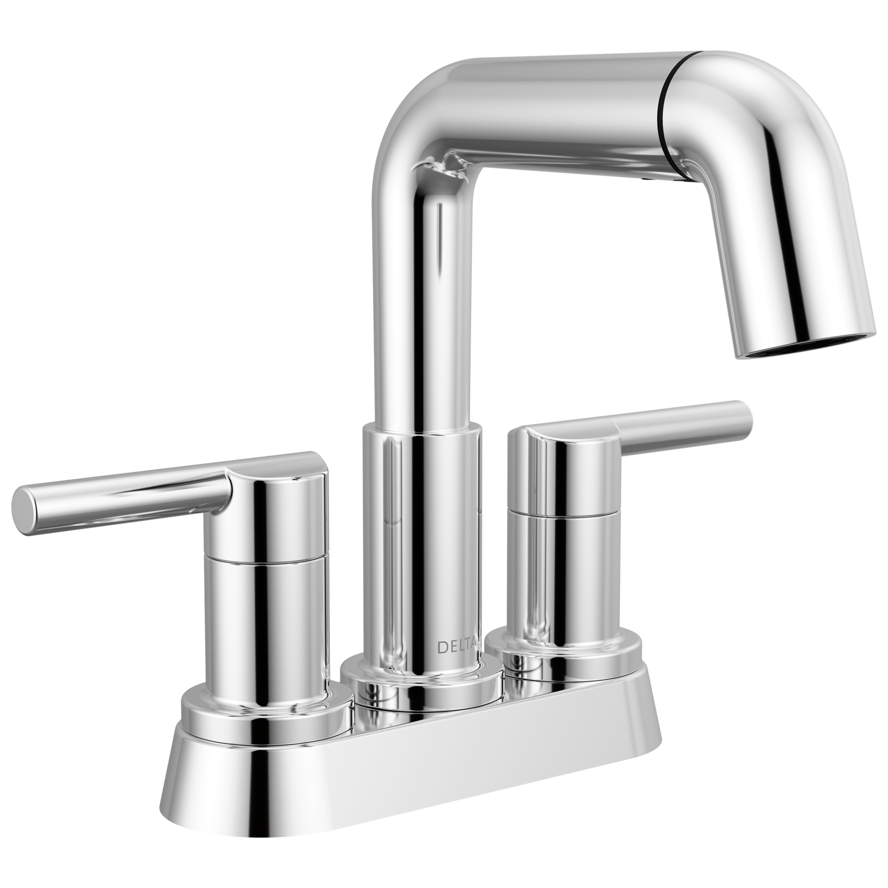 Two Handle Centerset Pull-Down Bathroom Faucet